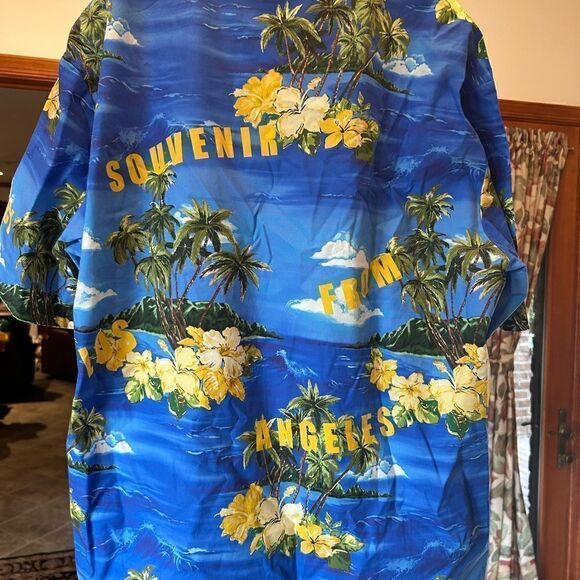 Men’s Gucci palm tree, print bowling shirt size size 56 made in Italy - Picture 4 of 8